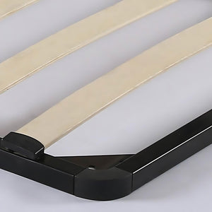 Rete a doghe matrimoniale RETEKIT160 smontabile con piedini H35 – Struttura in acciaio e doghe in betulla 160x190