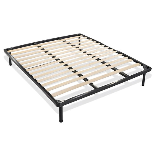 Rete a doghe matrimoniale RETEKIT160 smontabile con piedini H35 – Struttura in acciaio e doghe in betulla 160x190