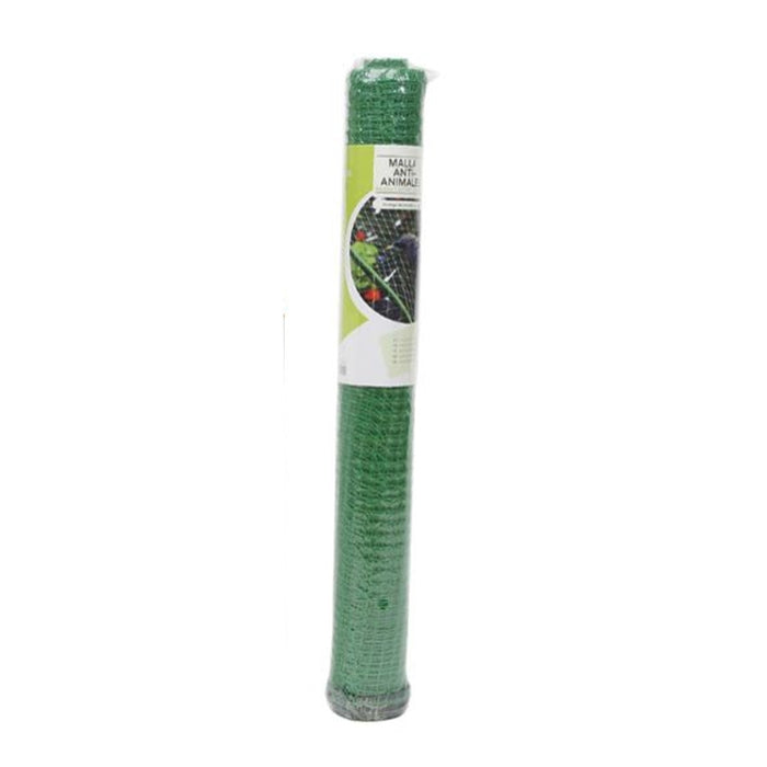 Trade Shop - Rete Anti Animali Maglia Polietilene 1.5x10mt Verde Scuro Protezione Piante Orto 134617 -
