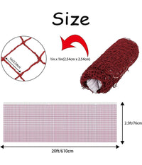 Rete Da Badminton Portatile Regolabile 610x76cm Pieghevole Per Interni Esterni         