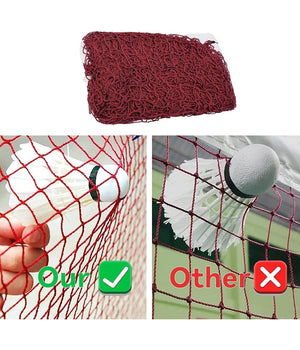 Rete Da Badminton Portatile Regolabile 610x76cm Pieghevole Per Interni Esterni         