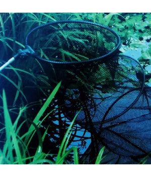 Rete Da Pesca Con Palo Alluminio Pesci Gamberi 36x140 Cm Kit Mare Lago Fiume         