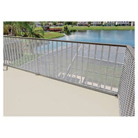 Trade Shop - Rete Di Plastica Protettiva 1 X 5 Mt Bianco Per Cancelli Recinzioni Balconi 206616 -        