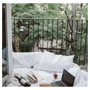 Trade Shop - Rete Di Plastica Protettiva 1 X 5 Mt Grigio Per Cancelli Recinzioni Balconi 206614 -        