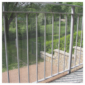 Trade Shop - Rete Di Plastica Protettiva 1 X 5 Mt Grigio Per Cancelli Recinzioni Balconi 206614 -        
