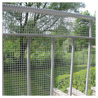 Trade Shop - Rete Di Plastica Protettiva 1 X 5 Mt Grigio Per Cancelli Recinzioni Balconi 206614 -        