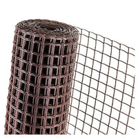 Trade Shop - Rete Di Plastica Protettiva 1x5 Mt Marrone Per Cancelli Recinzioni Balconi 206612 -        