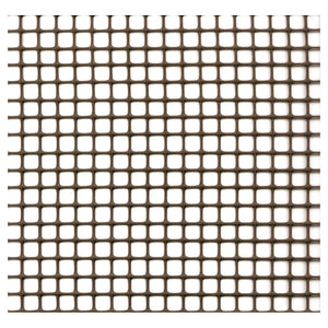 Trade Shop - Rete Di Plastica Protettiva 1x5 Mt Marrone Per Cancelli Recinzioni Balconi 206612 -        