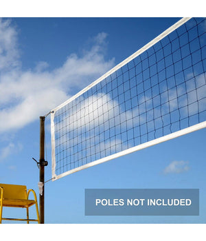 Rete Di Ricambio Per Pallavolo 9.5x1mt Fasce Laterali Rinforzate Interni Esterni         