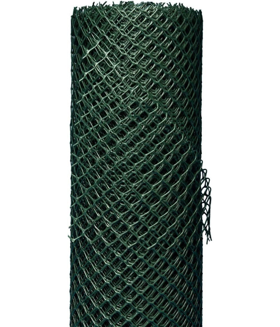 Rete Di Rinforzo Per Giardino Verde 1 X 5 Mt In Plastica Maglia 13mm Recinsione         
