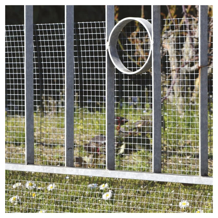 Trade Shop - Rete In Filo Di Ferro Elettrosaldato 1x10 Mt Maglia 19x19 Mm Grn60 Recinzione 51514 -        