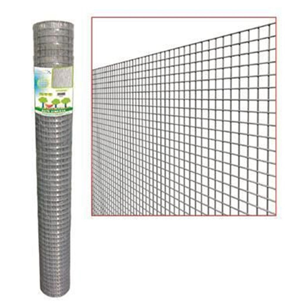 Trade Shop - Rete In Filo Di Ferro Elettrosaldato 1x10 Mt Maglia 19x19 Mm Grn60 Recinzione 51514 -        