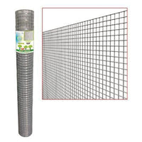 Trade Shop - Rete In Filo Di Ferro Elettrosaldato 1x10 Mt Maglia 19x19 Mm Grn60 Recinzione 51514 -        