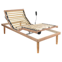 Rete motorizzata reclinabile elettrica testa piedi indipendenti, singola 80x190 con telecomando - Comprarredo