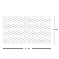 Trade Shop - Rete Metallica Zincata A Maglia Esagonale 16mm 1x10mt Recinzione Protezione Grn61 04318 -        