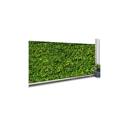 IDMarket - Rete ombreggiante 1,5x10m, telo rotolo per recinzione giardino 160g/m², stampa fogliame