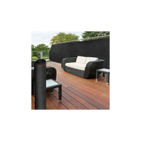 IDMarket - Rete ombreggiante 1,8x10m, telo rotolo per recinzione giardino 300g/m², nero