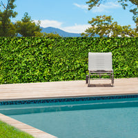 IDMarket - Rete ombreggiante 2x10m, telo rotolo per recinzione giardino 160g/m², stampa fogliame