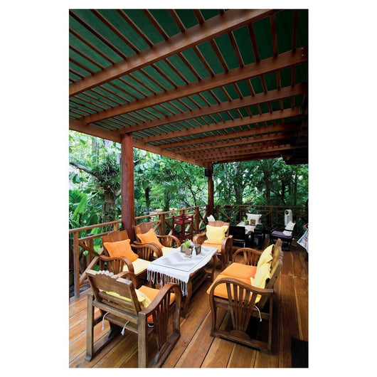 Trade Shop - Rete Ombreggiante Schermante Verde 2 X 5 Mt Per Protezione Giardini Terrazze 134702 -        