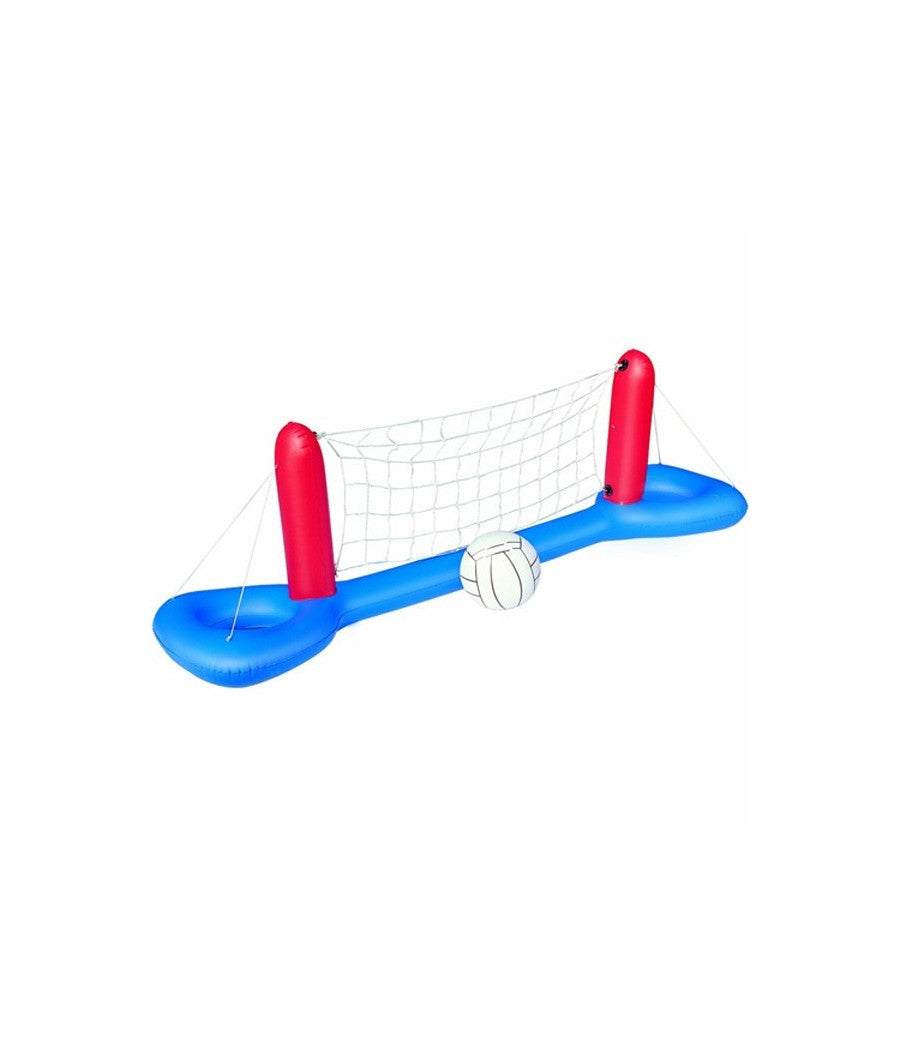 Rete Pallavolo Gonfiabile Galleggiante Con Pallone 244 X 64 Cm Mare Piscina         