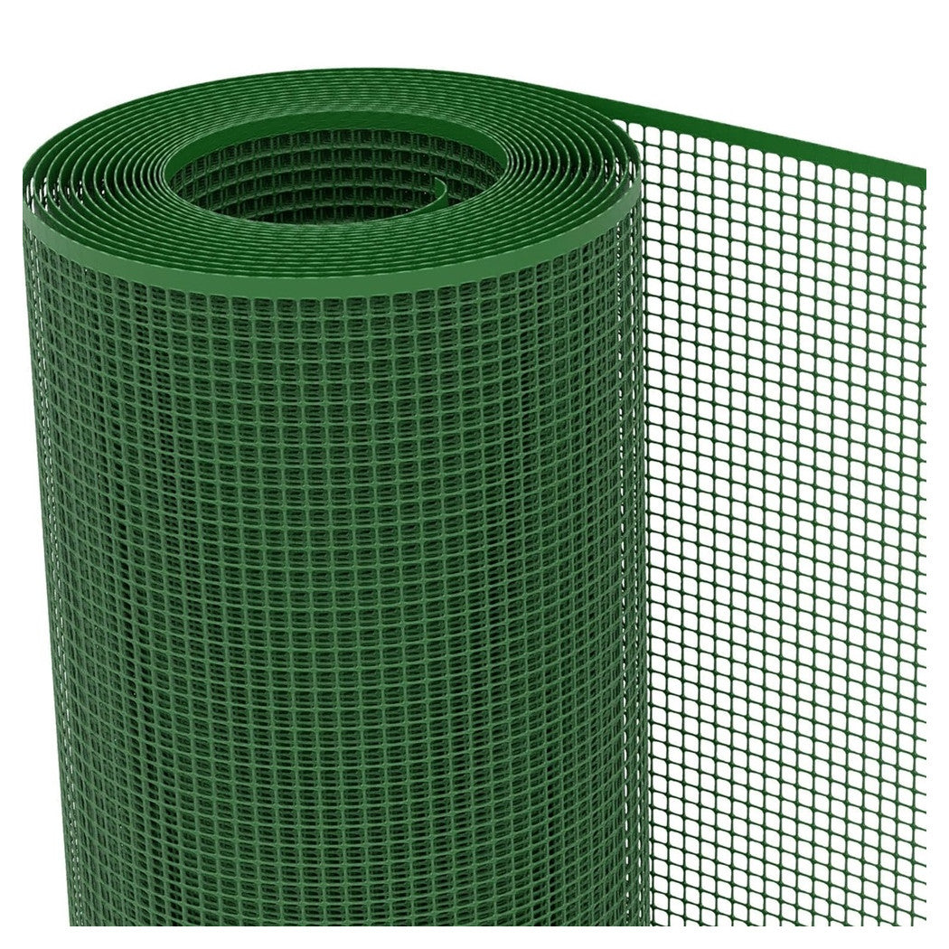 Trade Shop - Rete Protettiva In Plastica Per Aiuole 1 X 3 Mt A Maglia Quadrata 20x20 Mm 18261 -        