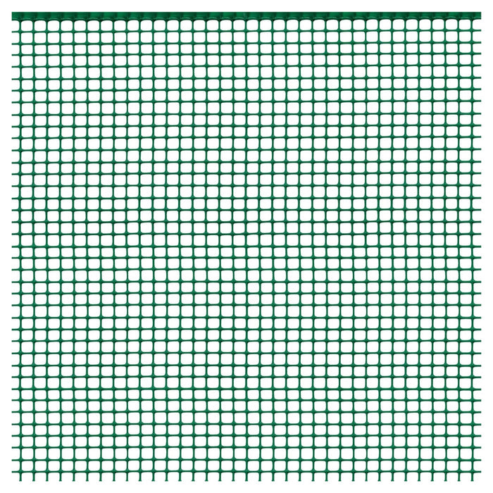Trade Shop - Rete Protettiva In Plastica Per Aiuole 1 X 5 Mt A Maglia Quadrata 5x5 Mm 016353 -        