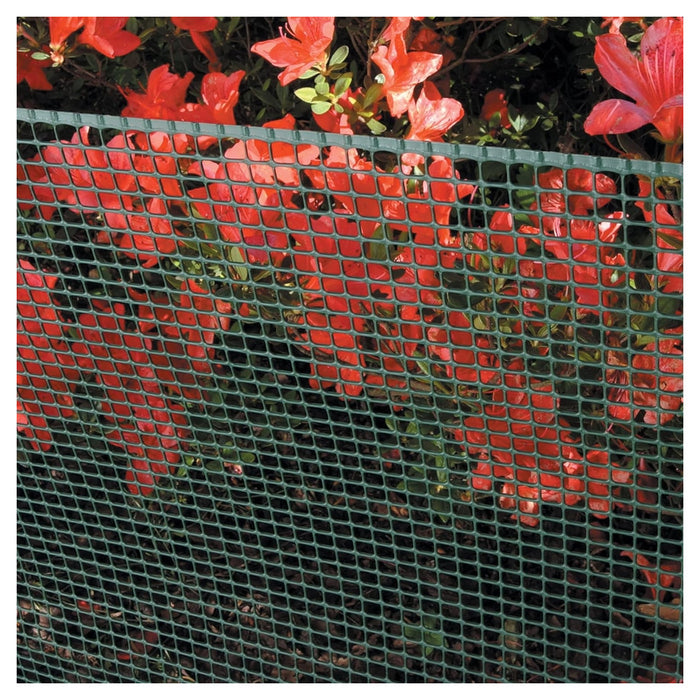 Trade Shop - Rete Protettiva In Plastica Per Aiuole 1 X 5 Mt A Maglia Quadrata 5x5 Mm 016353 -        