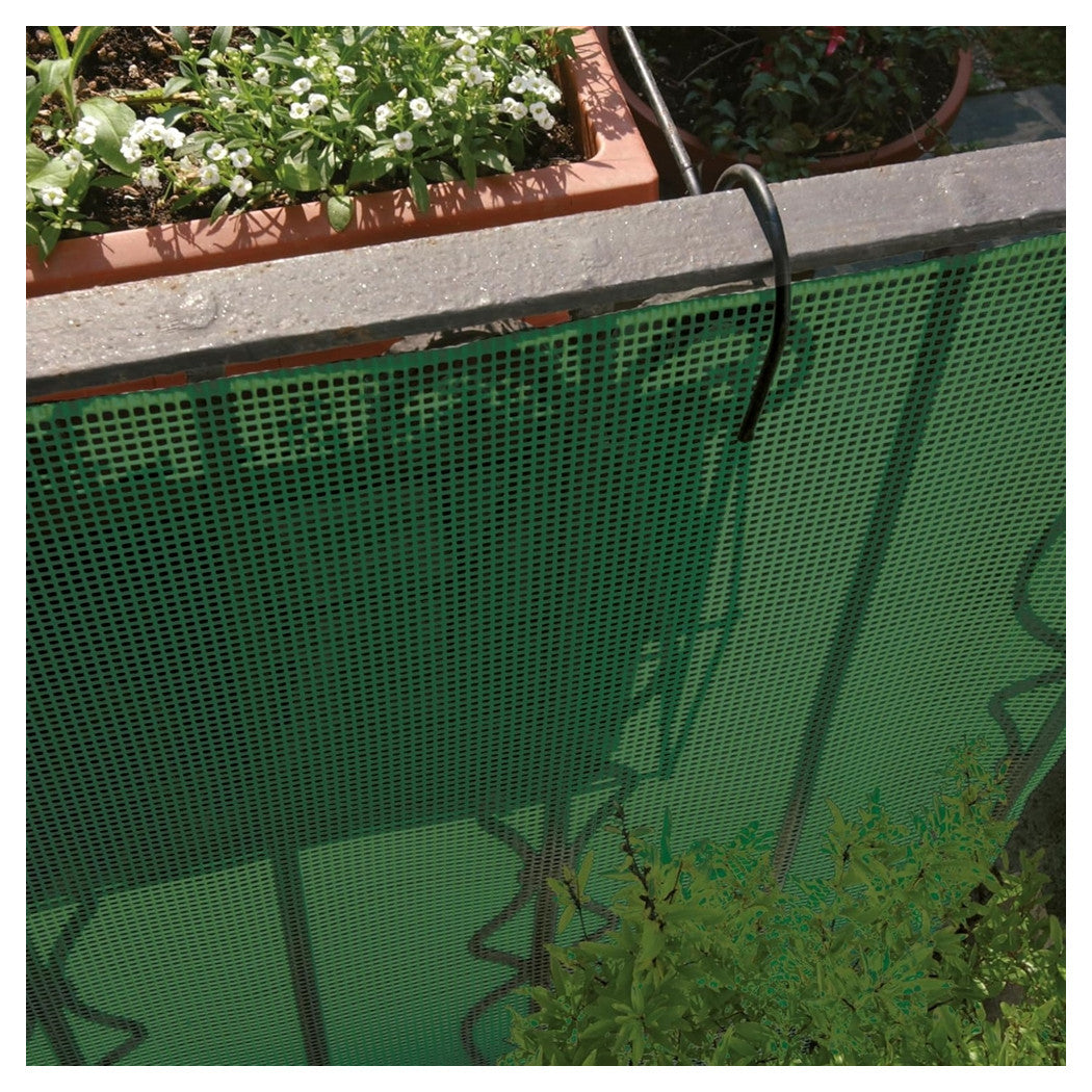 Trade Shop - Rete Protettiva In Plastica Per Aiuole 1 X 5 Mt A Maglia Quadrata 5x5 Mm 016353 -        
