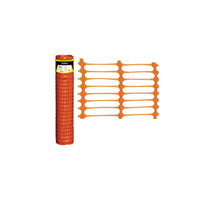 Rete segnaletica da cantiere arancione 50m H100cm maglia 140x40mm – Signal – uso delimitazione aree di lavoro – Brixo