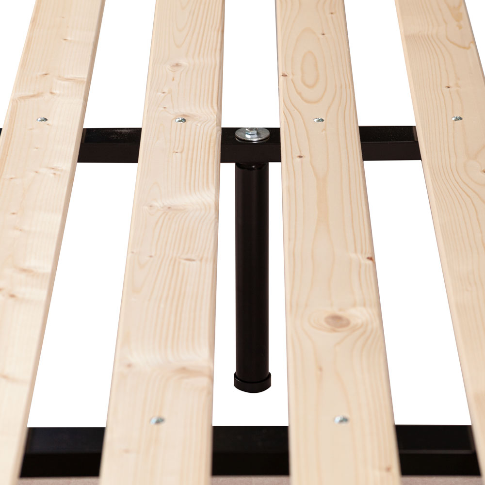 Kit materasso molle e lana rigido e rete a tavole matrimoniale 160x190 Messico H25 cuscini inclusi - Comprarredo