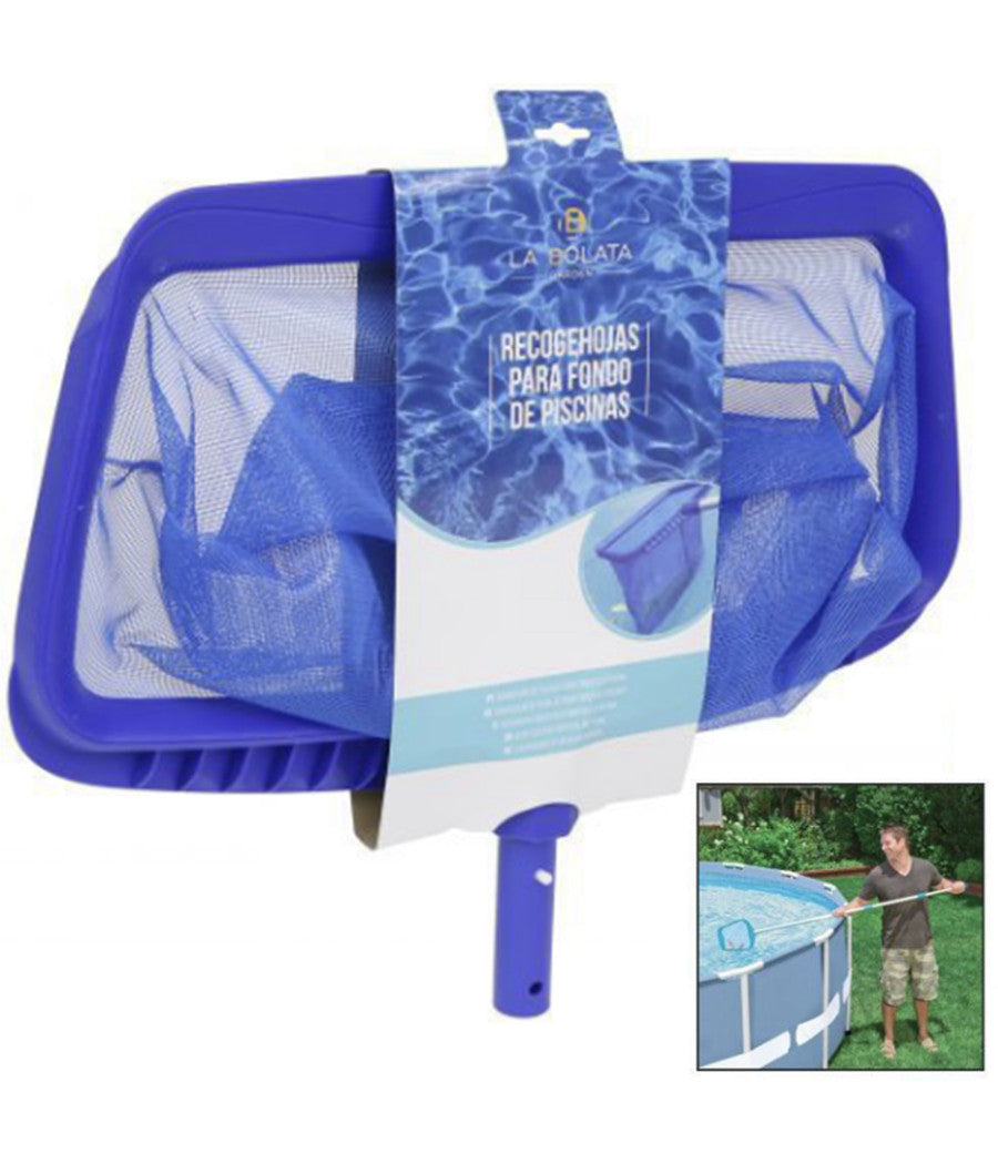 Trade Shop - Retino A Sacco Per Piscina Vasche Raccogli Foglie Insetti Pulitore Piscine -