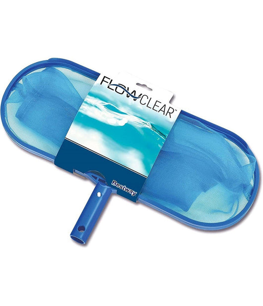 Trade Shop - Retino Di Superficie A Sacco In Poliestere Per Pulizia Piscina Da 43x21 Cm 58278 -