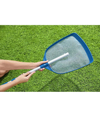 Trade Shop - Retino Set Per Piscina Fuori Terra Aquascoop Skimmer Con Asta Estendibile 58635 -