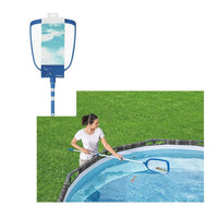 Trade Shop - Retino Set Per Piscina Fuori Terra Aquascoop Skimmer Con Asta Estendibile 58635 -