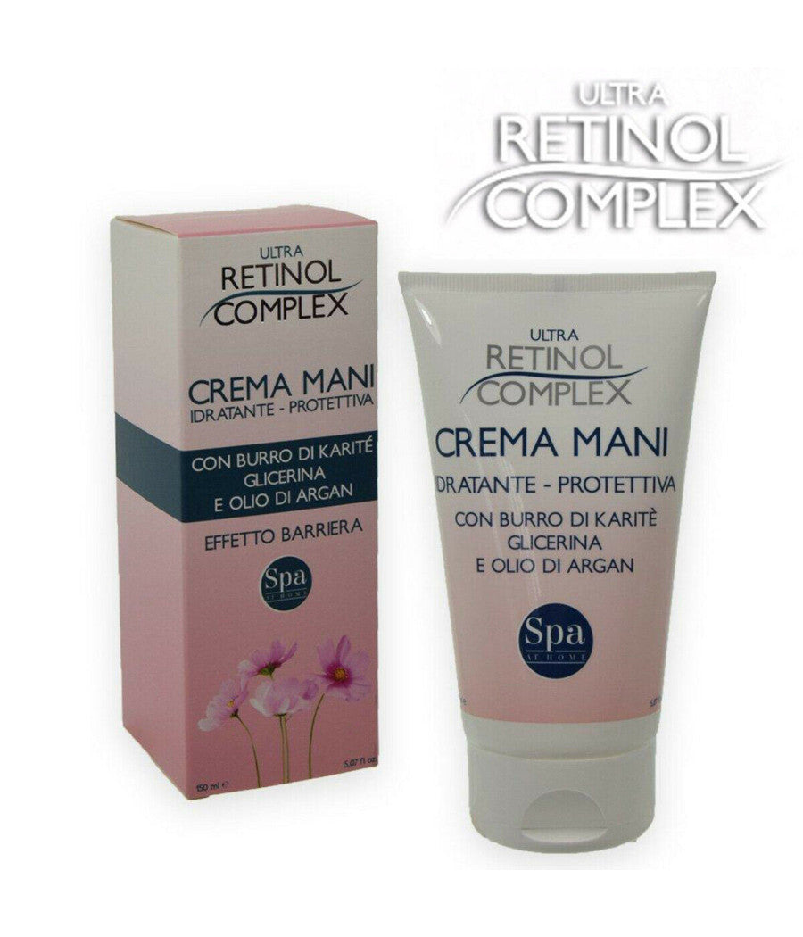 Retinol Complex Crema Mani Effetto Barriera Burro Di Karitè Olio Di Argan 150ml         