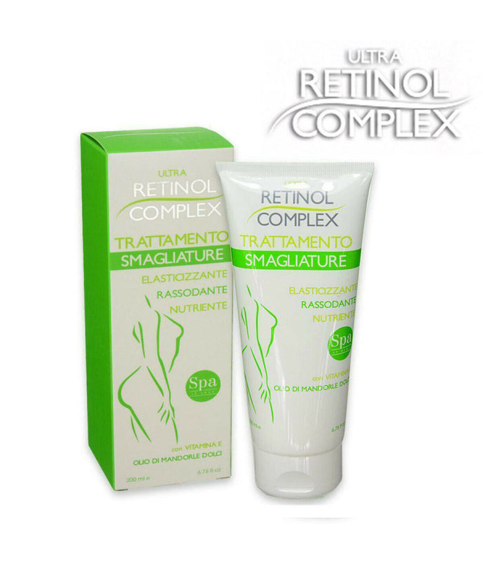 Retinol Complex Crema Trattamento Smagliature 200 Ml Elasticizzante Rassodante         