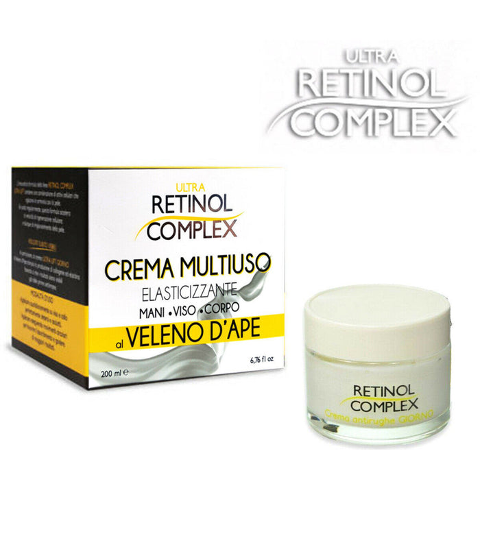 Retinol Complex Dermacos Crema Antirughe Viso Giorno Veleno D'ape Ultra Lift         