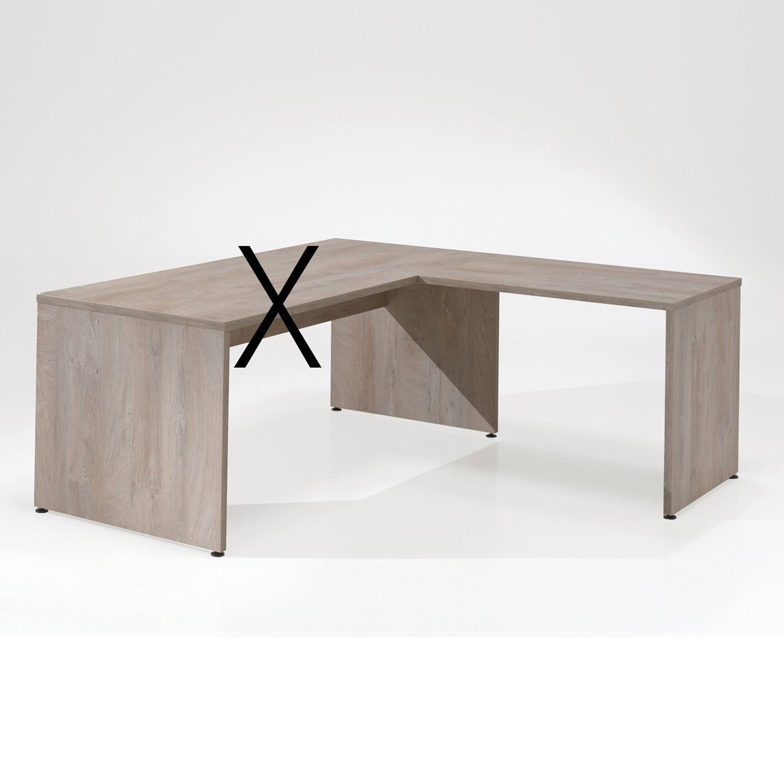 Ritorno per ufficio della collezione YUKON colore rovere grezzo