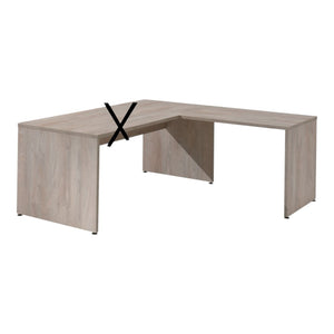 Ritorno per ufficio della collezione YUKON colore rovere grezzo