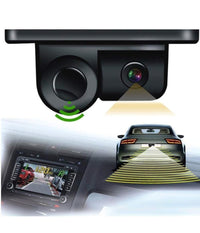 Retrocamera Ac 201 Hd Telecamera Posteriore Sensore Parcheggio 2in1 Angolo 120°         