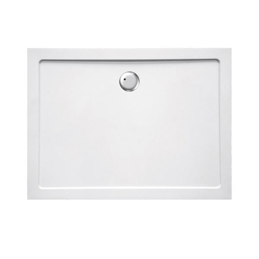 Piatto doccia 70x100 cm rettangolare ribassato EASYFLAT resina H3.5 cm MONACO Bianco