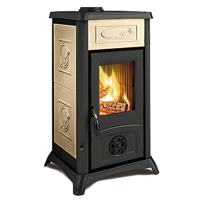 stufa a legna 'gemma' colore bianco cod:ferx.7000584nlm