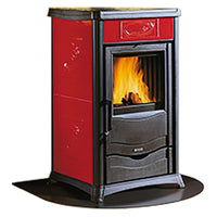 stufa a legna 'rossella plus' colore pietra naturale cod:ferx.700081nlm