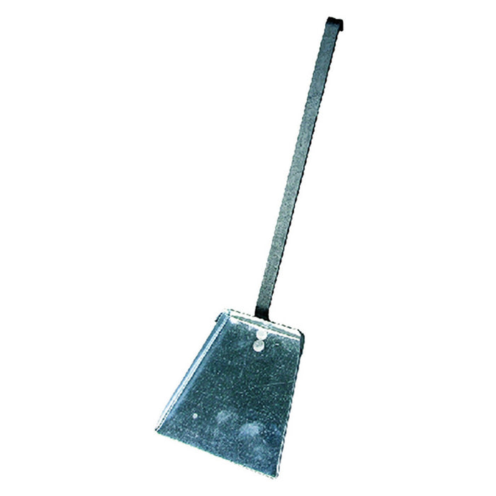 paletta per camino in lamiera cm 12 x 16 - lunghezza totale cm 51 cod:ferx.700760nlm