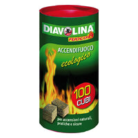diavolina 'accendifuoco ecologica' 100 cubi - art. 15317 cod:ferx.7008220nlm