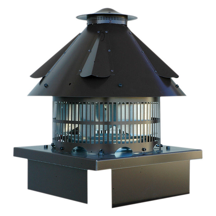 fumaiolo elettrico - aspirafumo radiante - da cm 30 a 40 cod:ferx.703794nlm