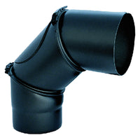 gomito in acciaio orientabile ø cm 12 - 90â° cod:ferx.702334nlm