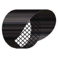 tappo antipioggia grigliato ø80 - verniciato nero cod:ferx.7019040nlm