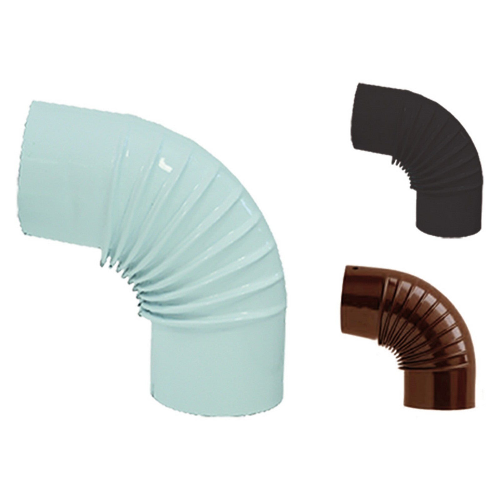 gomito smaltato ø cm 12 90â° nero cod:ferx.701590nlm