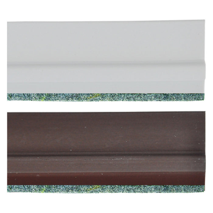 paraspifferi sottoporta con feltrino 'door' mt. 1 bianco cod:ferx.805562nlm